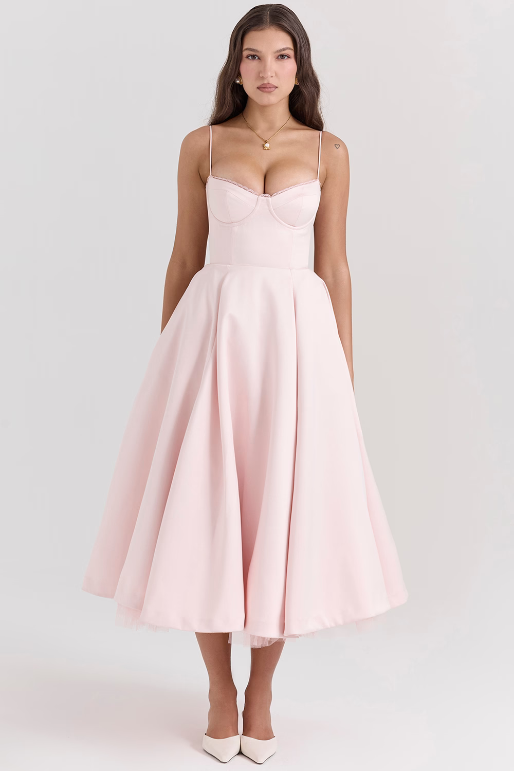 Alina™ | Corset Midi Jurk