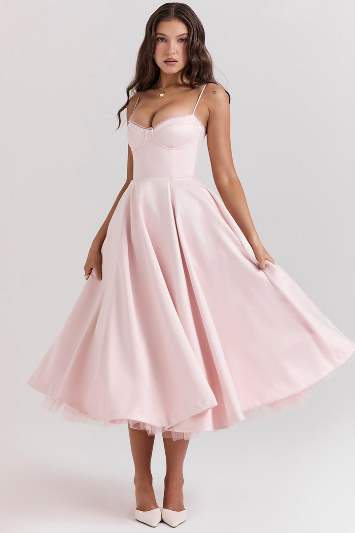 Alina™ | Corset Midi Jurk