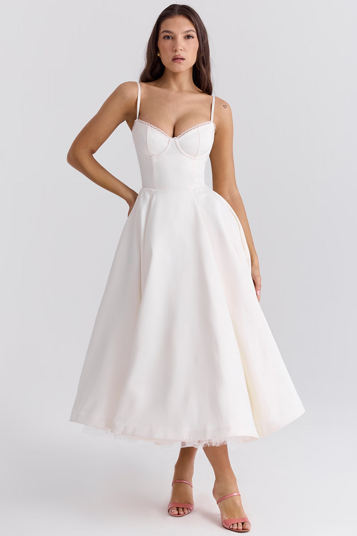 Alina™ | Corset Midi Jurk