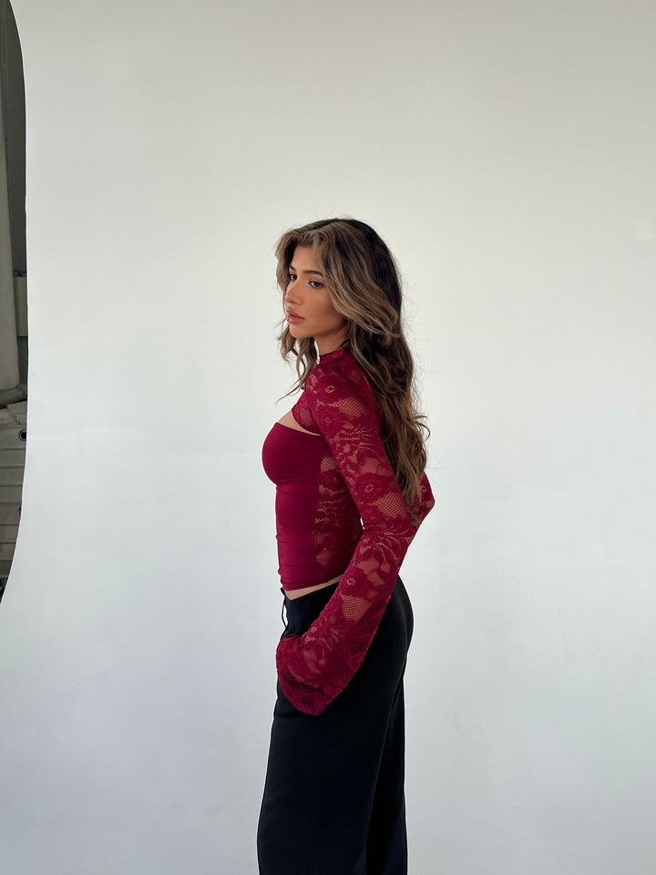 Lacevera™ | Langsleeve Top