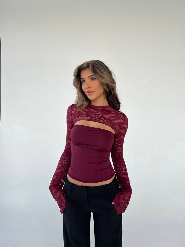 Lacevera™ | Langsleeve Top