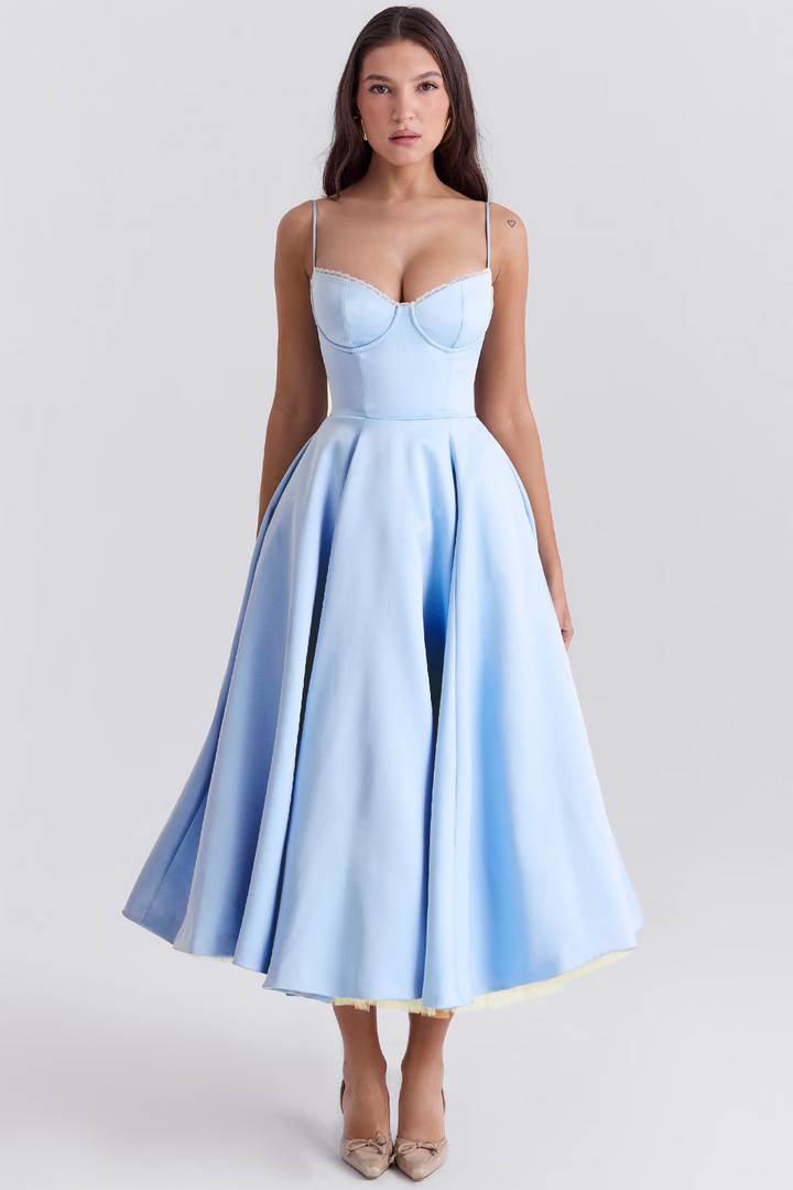 Alina™ | Corset Midi Jurk