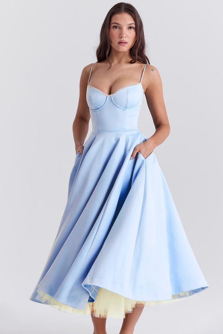 Alina™ | Corset Midi Jurk