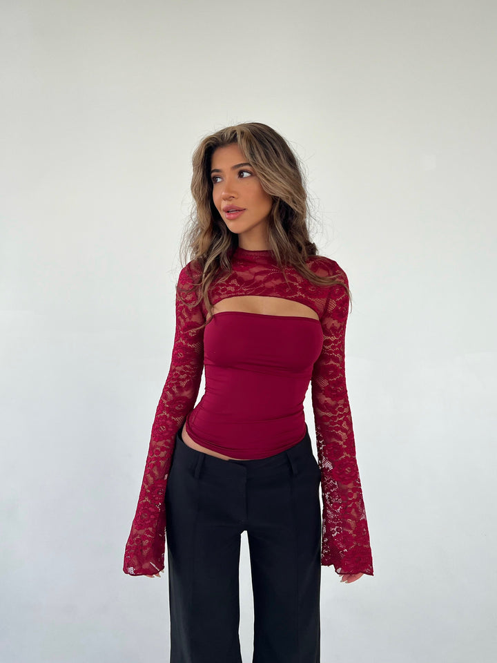 Lacevera™ | Langsleeve Top