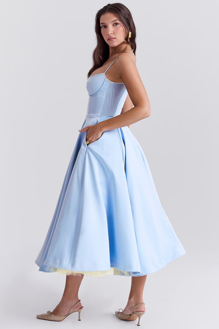 Alina™ | Corset Midi Jurk