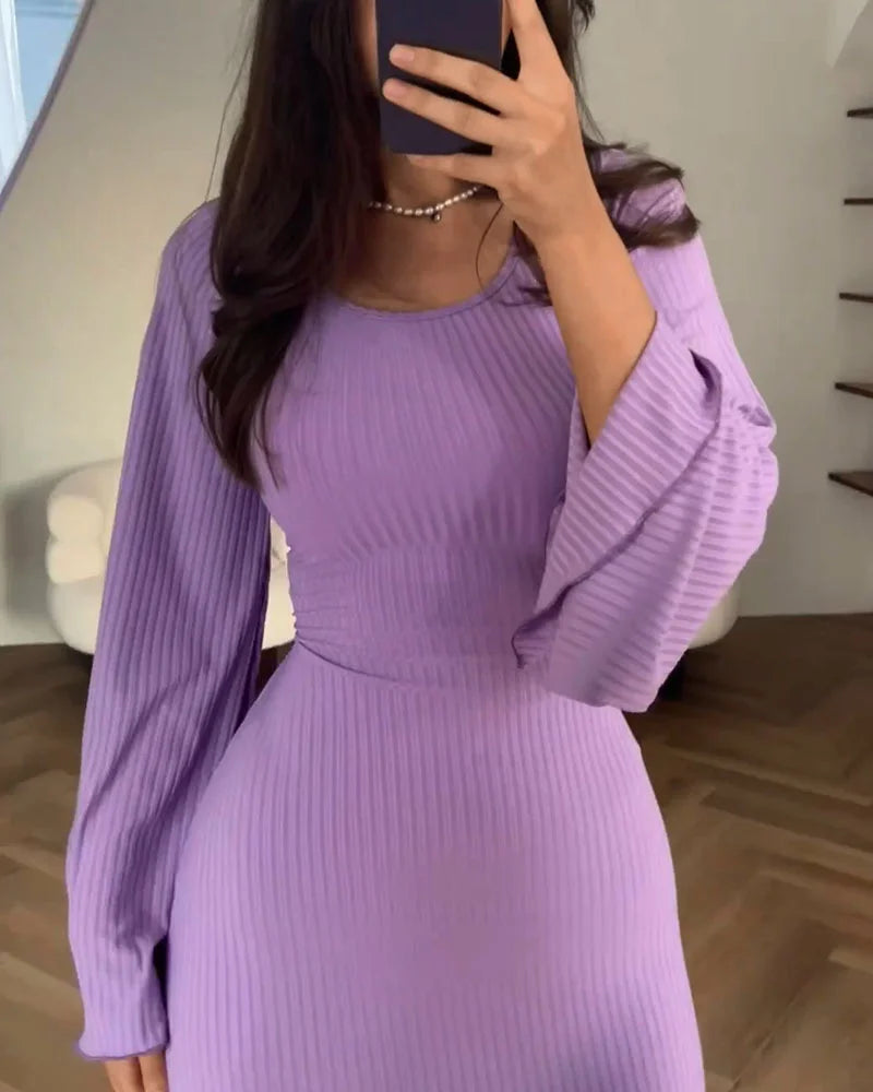 Carina™ | Gelaagde Midi-jurk