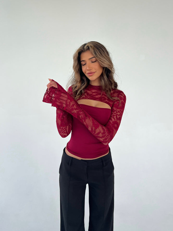 Lacevera™ | Langsleeve Top