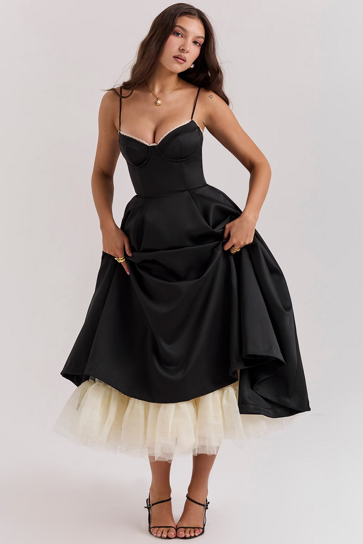 Alina™ | Corset Midi Jurk