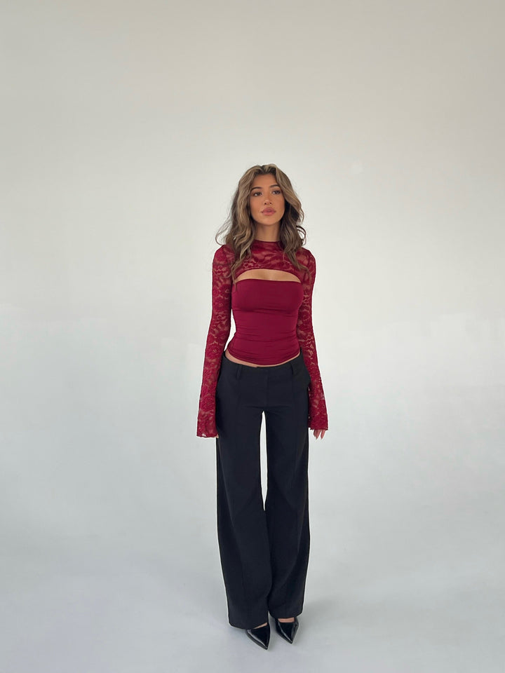 Lacevera™ | Langsleeve Top