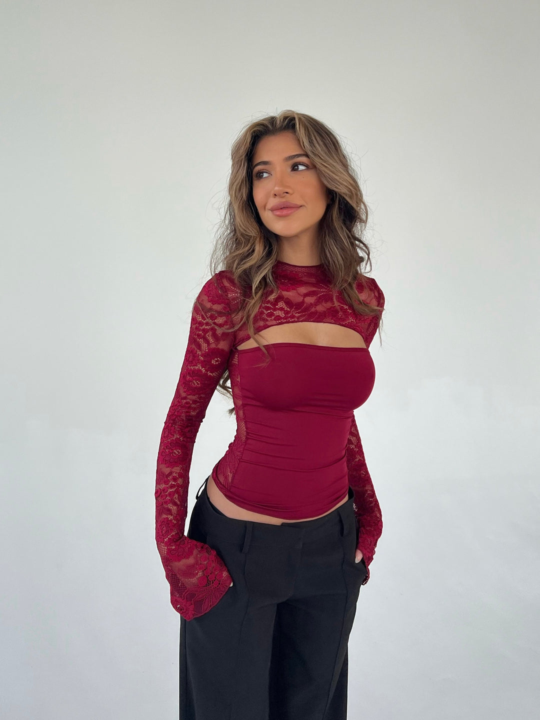 Lacevera™ | Langsleeve Top