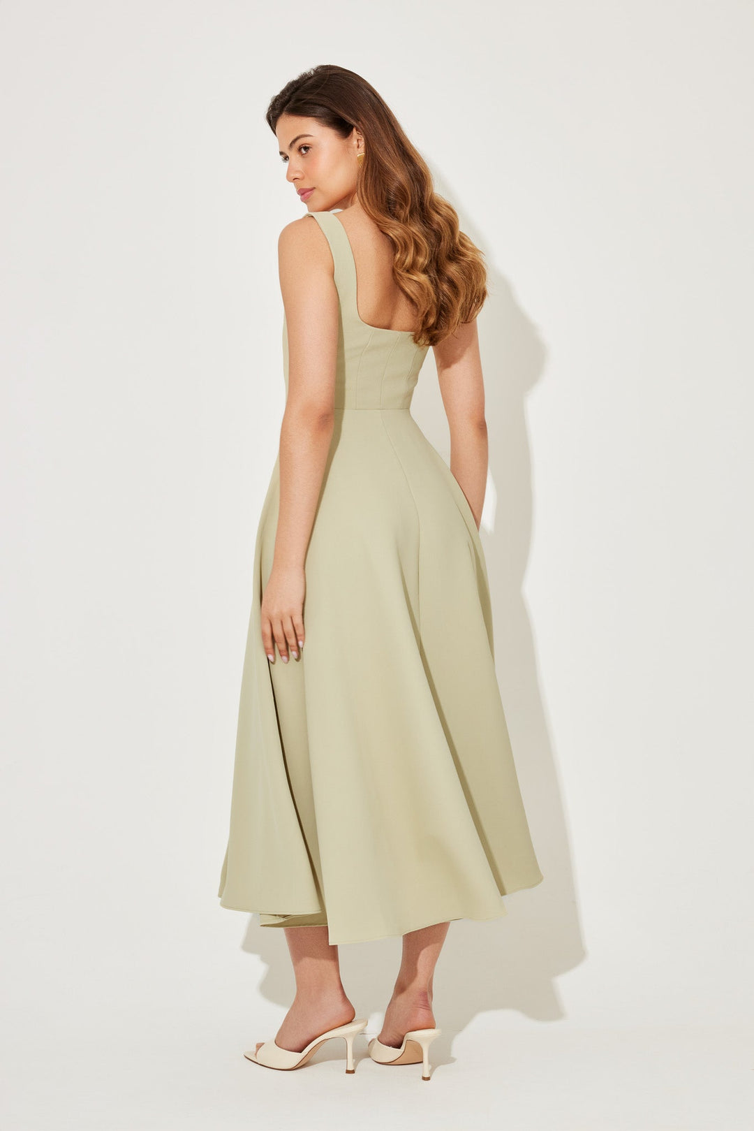 Amelia™ | Tijdloze Vloeiende Midi Jurk