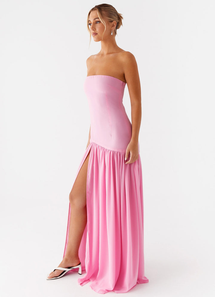 Elin™ | Maxi Jurk met Halslijn