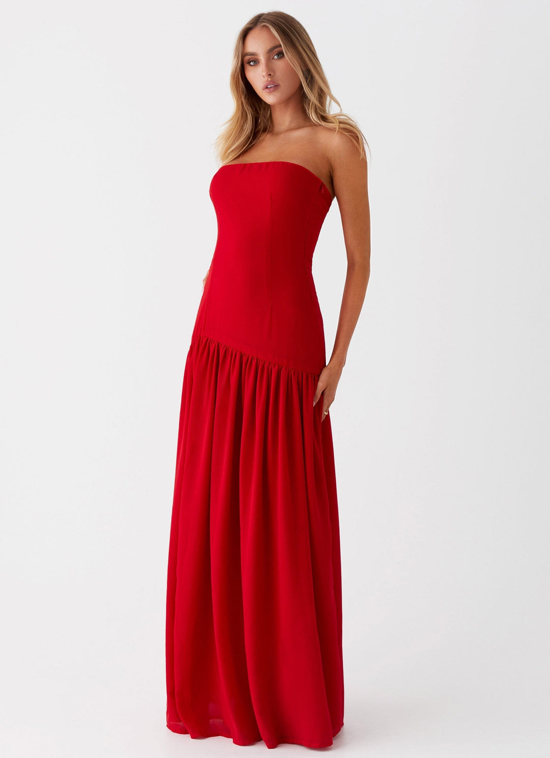 Elin™ | Maxi Jurk met Halslijn