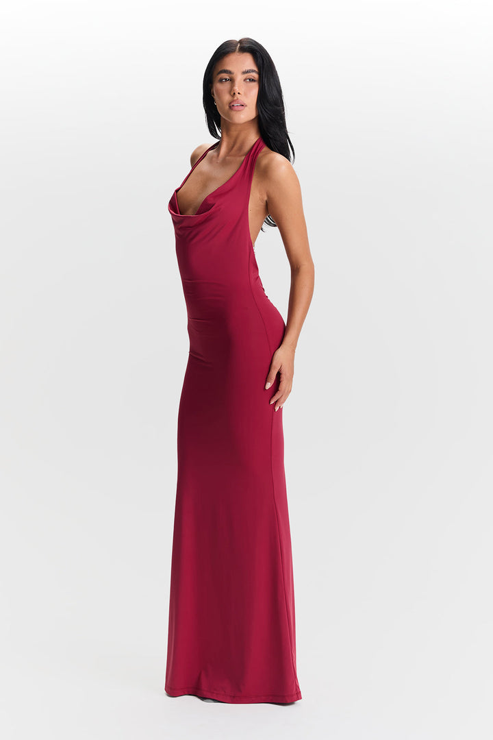 Valeria™ | Jurk met Cowl Nek