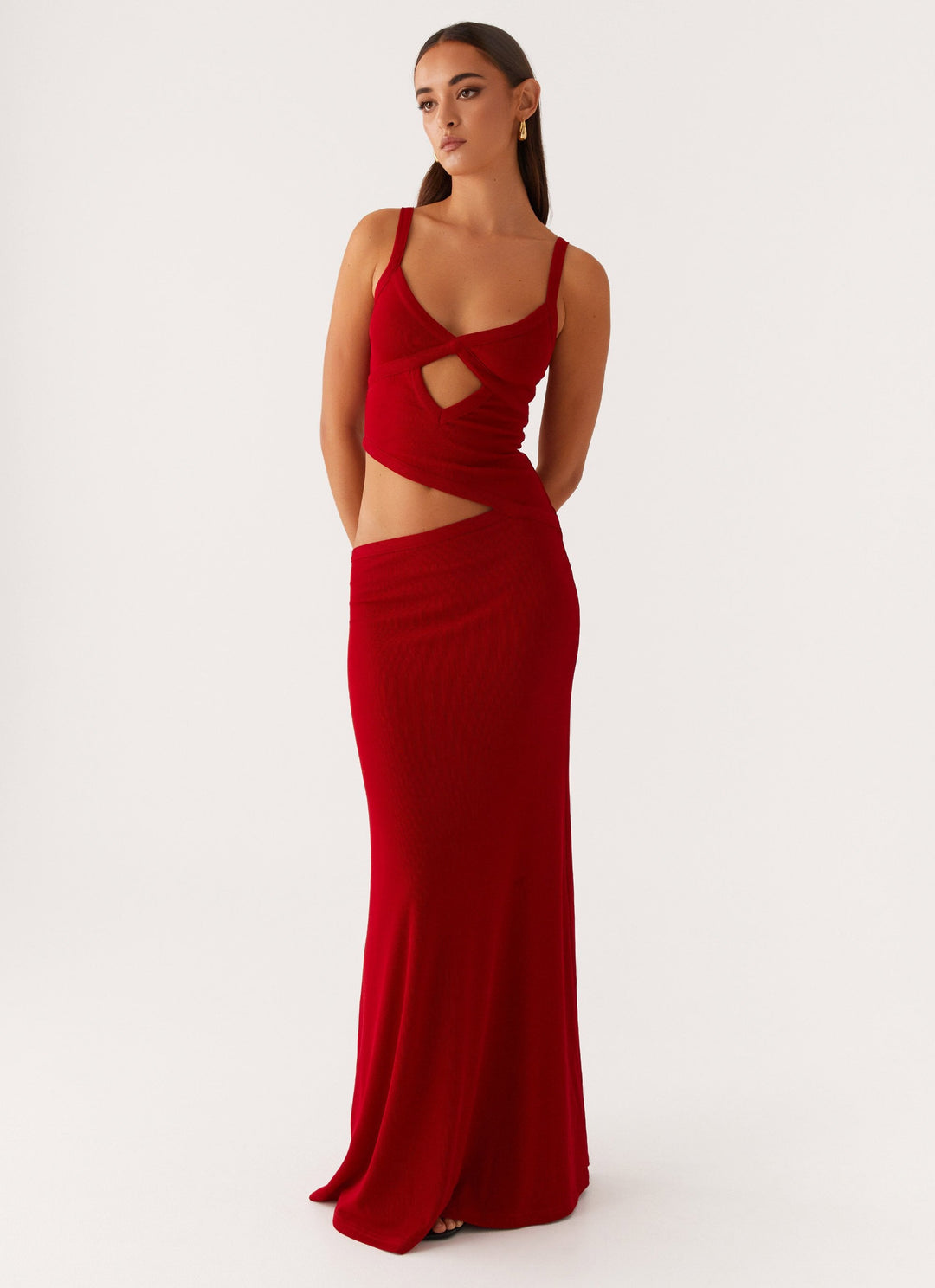 Veltrixon™ | Gebreide Cut-Out Jurk