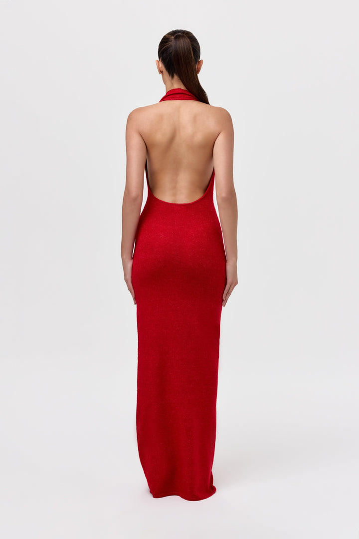 Lunara™ | Halter Maxi Jurk