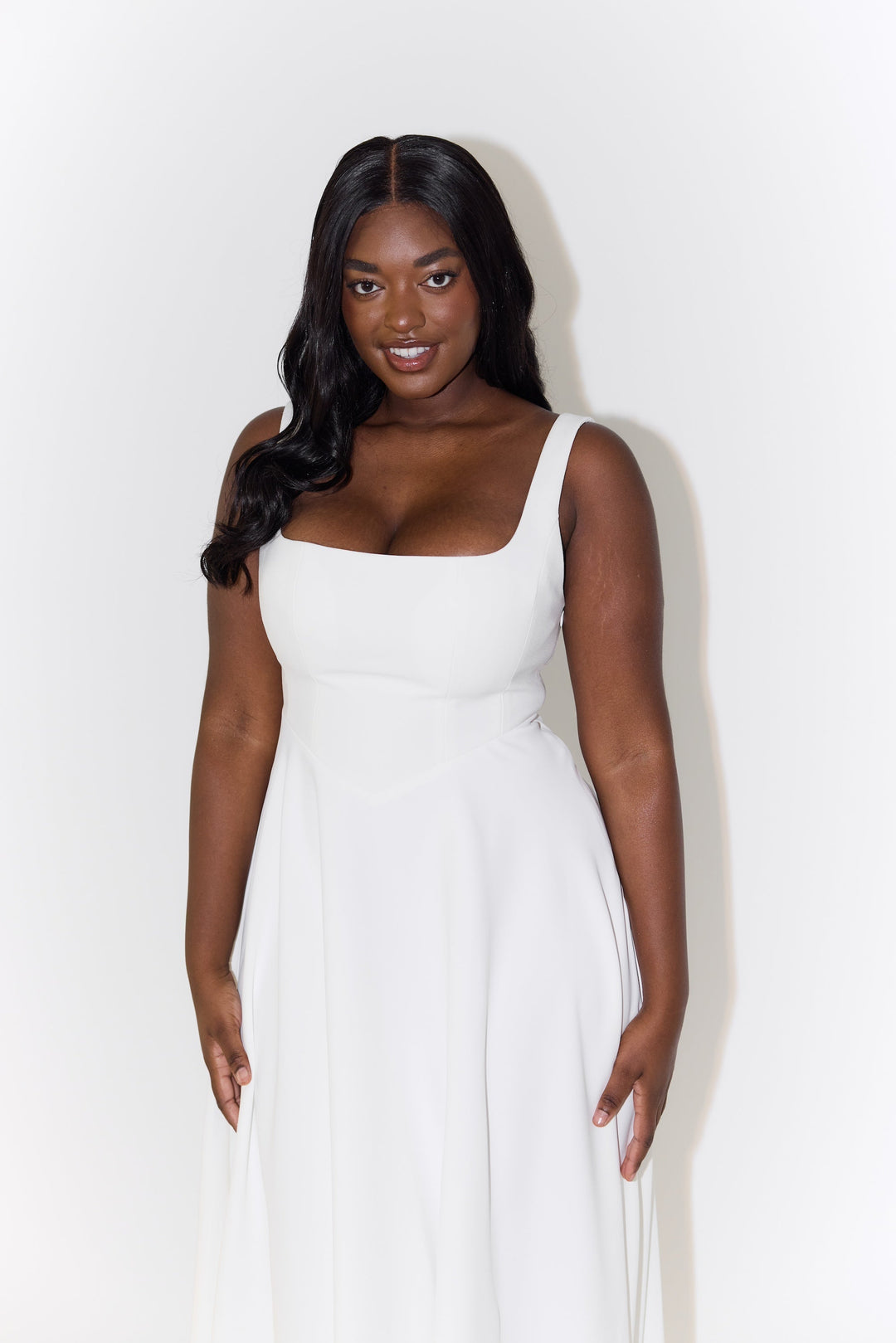 Amelia™ | Tijdloze Vloeiende Midi Jurk