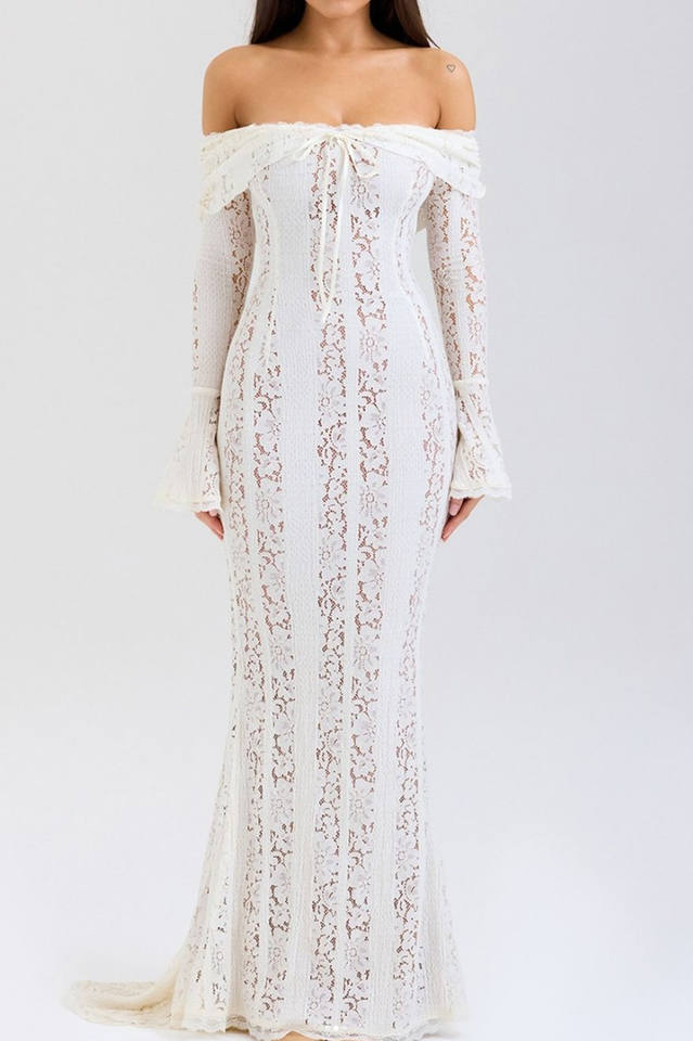 Lena™ | Detail Maxi Jurk
