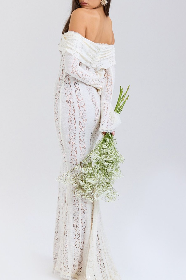 Lena™ | Detail Maxi Jurk