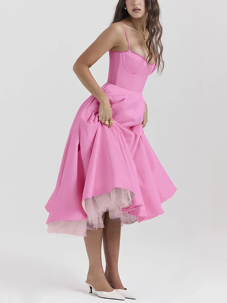 Camyra™ | Elegante Midi Jurk