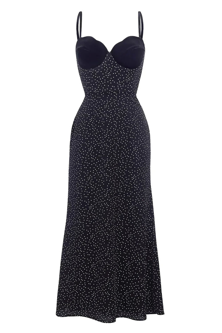 Selina™ | Polka Dot Midi Jurk