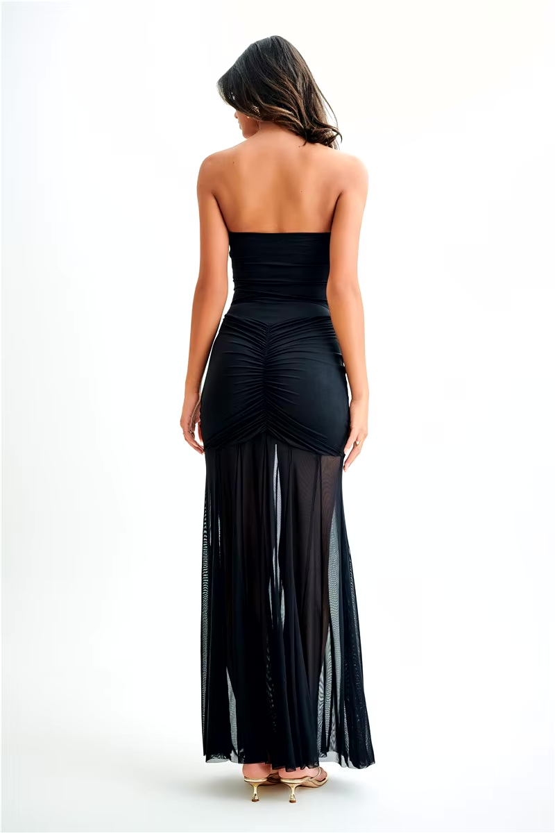 Celeste™ | Luxe Drapé Maxi Jurk