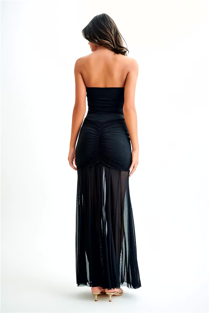 Celeste™ | Luxe Drapé Maxi Jurk