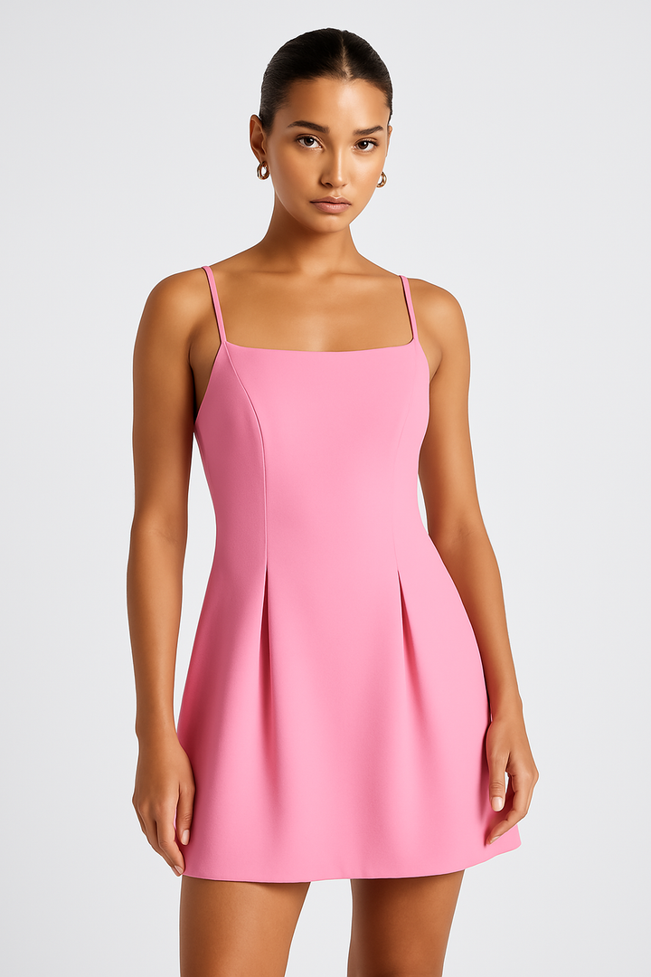 Amelina™ | Geplooide Mini-jurk