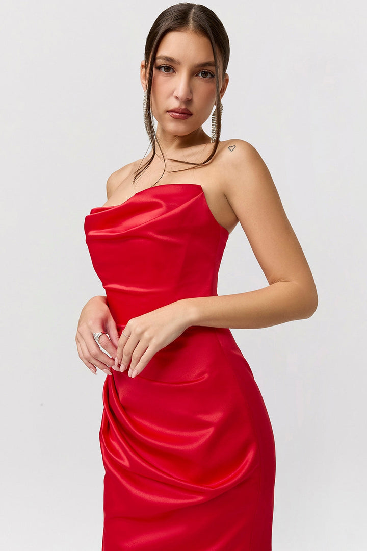 Pariel™ | Strapless Maxi Jurk