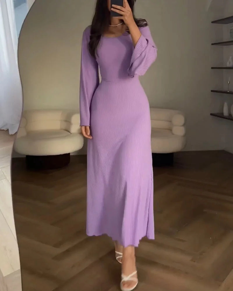 Carina™ | Gelaagde Midi-jurk
