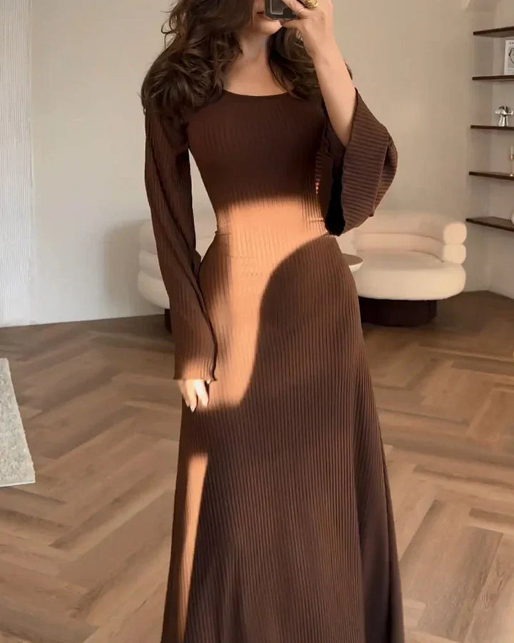 Carina™ | Gelaagde Midi-jurk