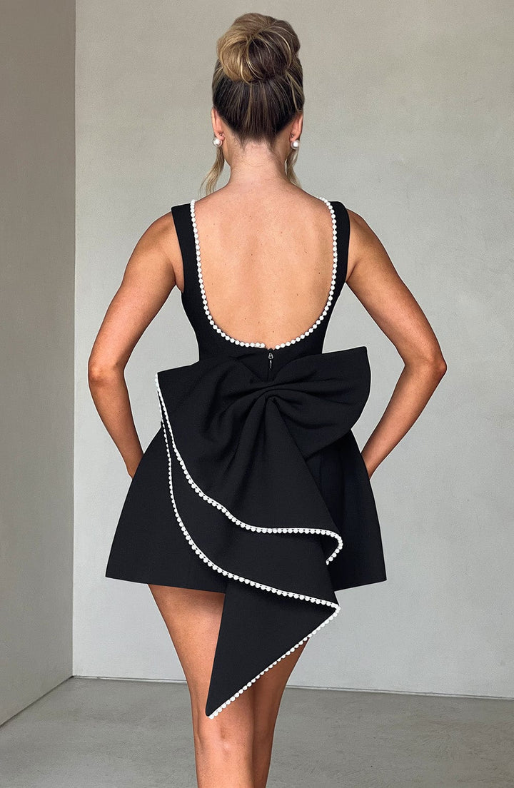 Elle™ | Parelen Strik Mini Jurk