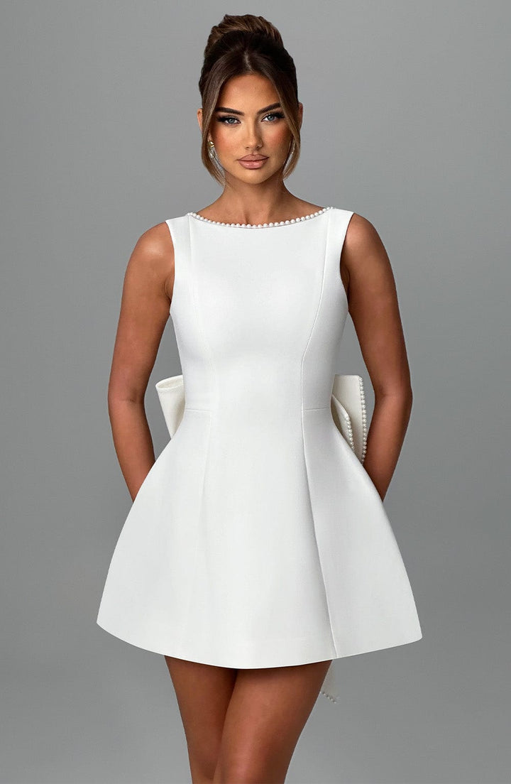 Elle™ | Parelen Strik Mini Jurk