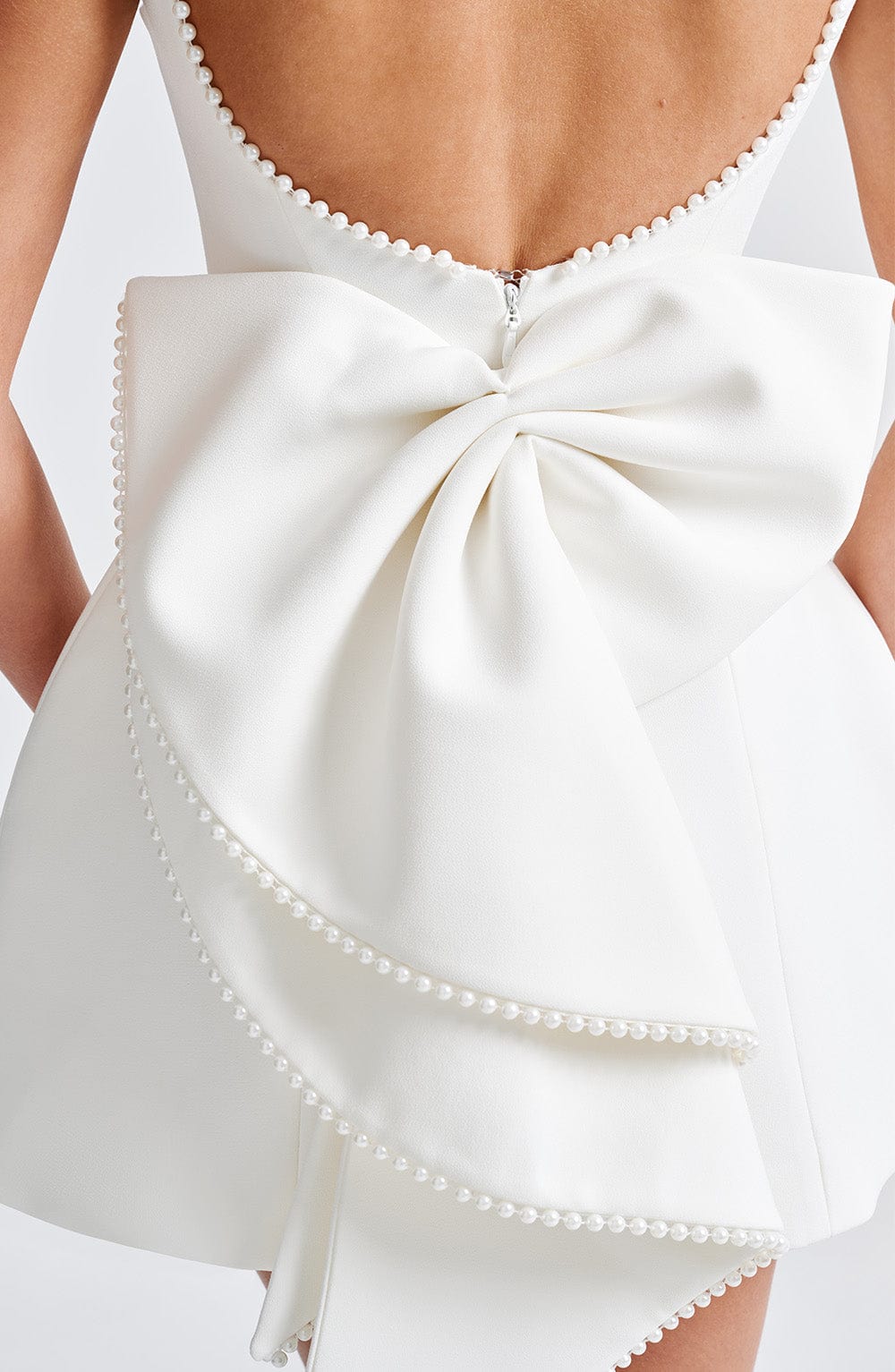 Elle™ | Parelen Strik Mini Jurk