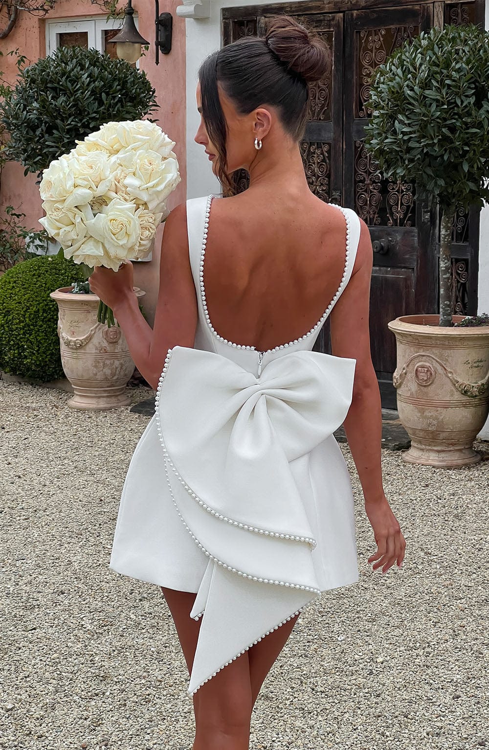 Elle™ | Parelen Strik Mini Jurk