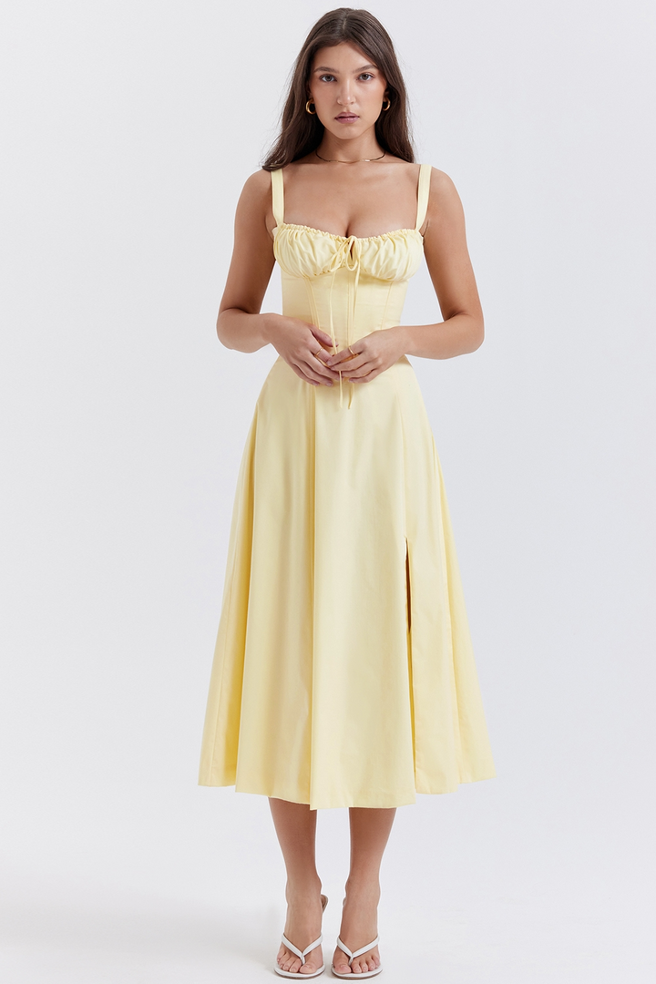 Vivienne™ | Romantische Corset Midi Jurk