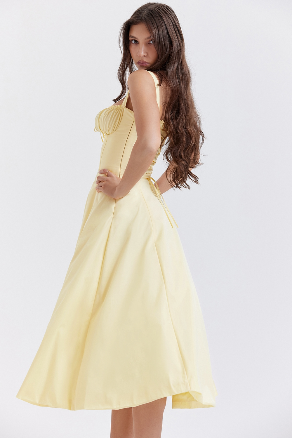 Vivienne™ | Romantische Corset Midi Jurk