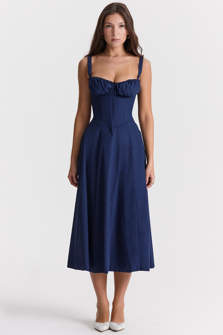 Vivienne™ | Romantische Corset Midi Jurk