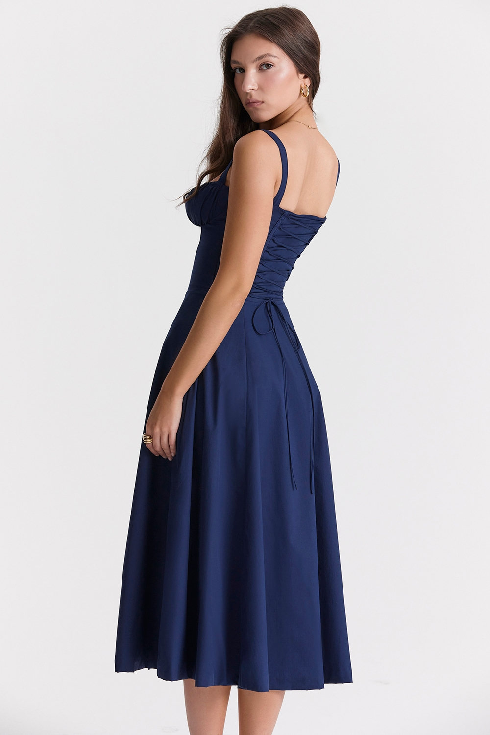 Vivienne™ | Romantische Corset Midi Jurk
