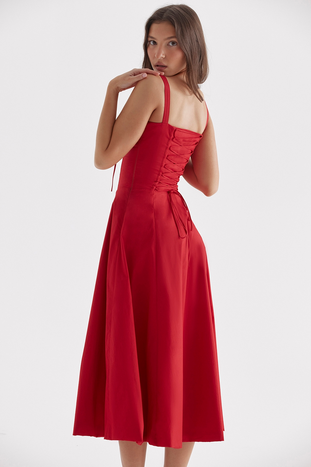 Vivienne™ | Romantische Corset Midi Jurk
