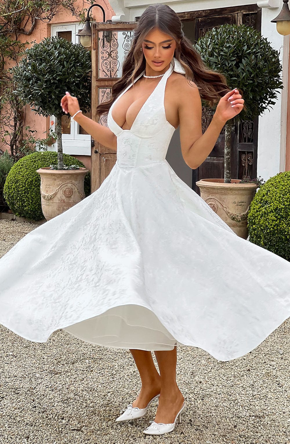 Catalina™ | Romantische Midi-jurk