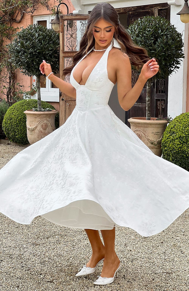 Catalina™ | Romantische Midi-jurk