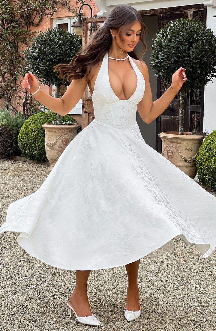 Catalina™ | Romantische Midi-jurk