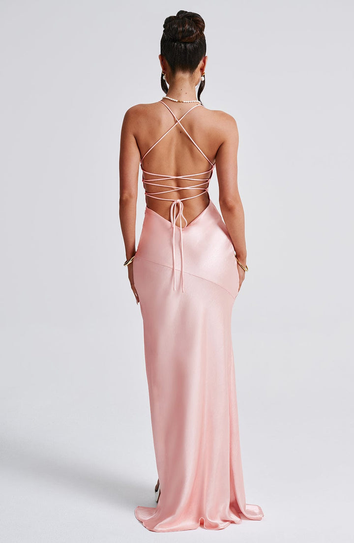 Meliva™ | Hoge Split Maxi Jurk