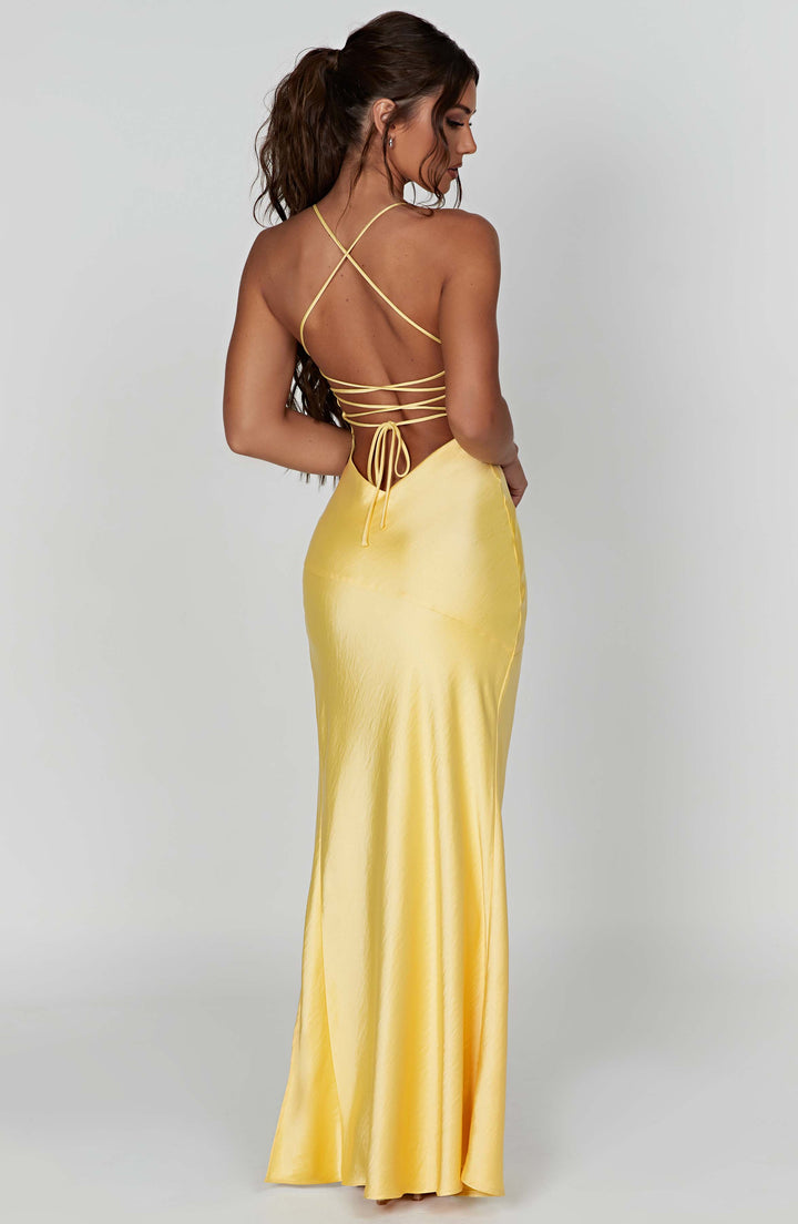 Meliva™ | Hoge Split Maxi Jurk