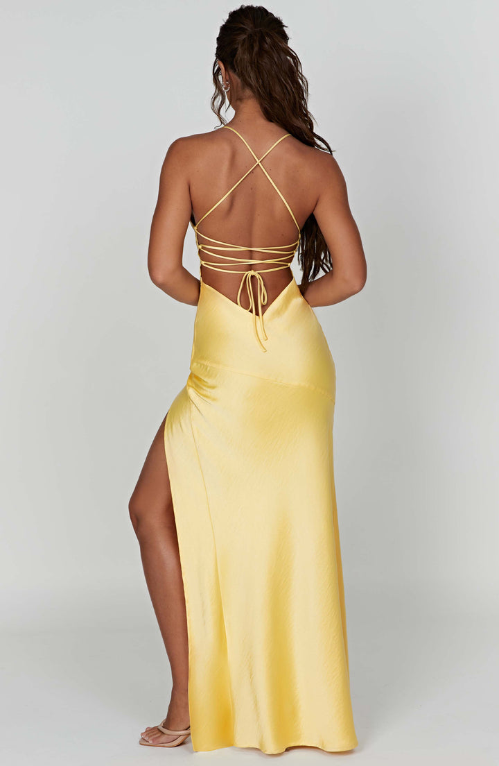 Meliva™ | Hoge Split Maxi Jurk