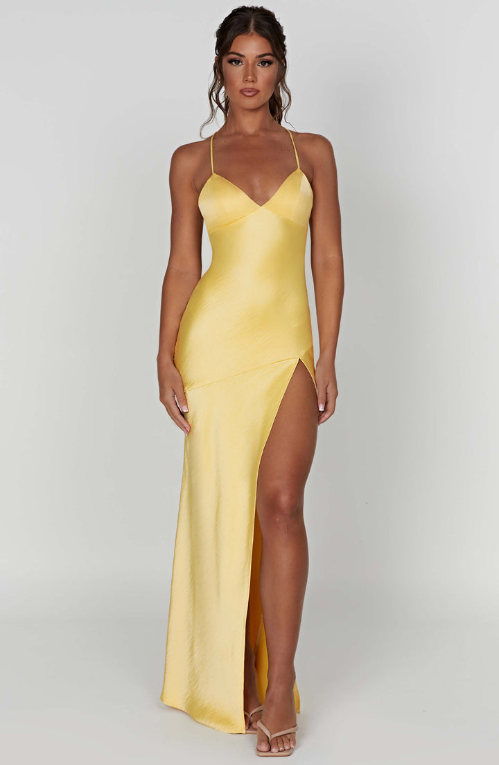 Meliva™ | Hoge Split Maxi Jurk