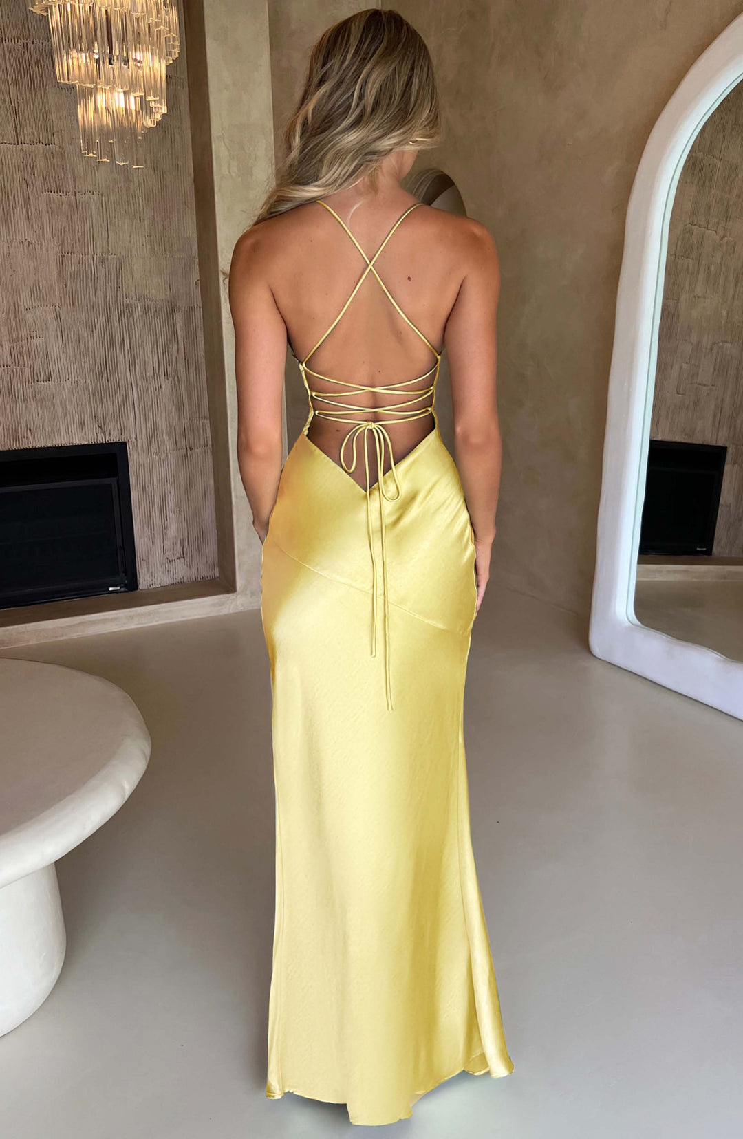 Meliva™ | Hoge Split Maxi Jurk