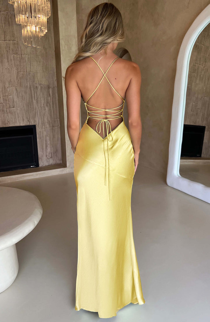 Meliva™ | Hoge Split Maxi Jurk