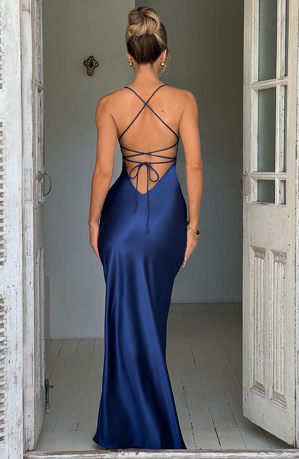 Meliva™ | Hoge Split Maxi Jurk